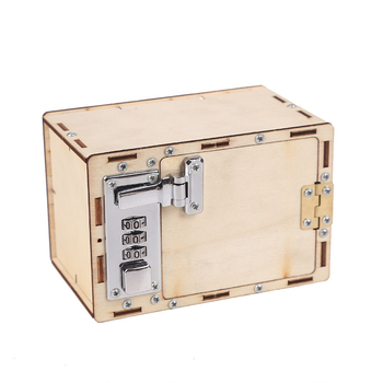 Koka mehāniska parole kārba – izglītojoša spēle 7–14 gadus veciem (Izglītojošās priekšrocības: intelektuālais attīstība; praktiskā apmācība; interaktīva spēle; vecāku un bērnu saskarsme; interešu veicināšana)