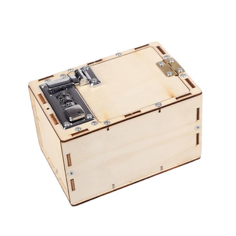 Koka mehāniska parole kārba – izglītojoša spēle 7–14 gadus veciem (Izglītojošās priekšrocības: intelektuālais attīstība; praktiskā apmācība; interaktīva spēle; vecāku un bērnu saskarsme; interešu veicināšana)