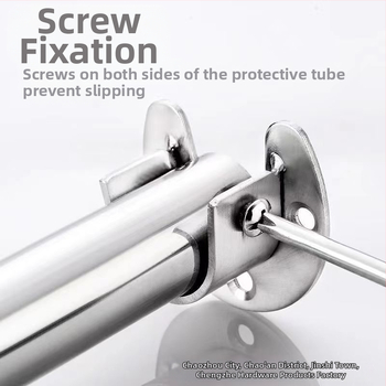 Неръждаема стомана фланцова опора за хоризонтален дрешник – заварен монтаж, устойчивост на корозия и високо налягане, диаметри 19/22/25/32 мм