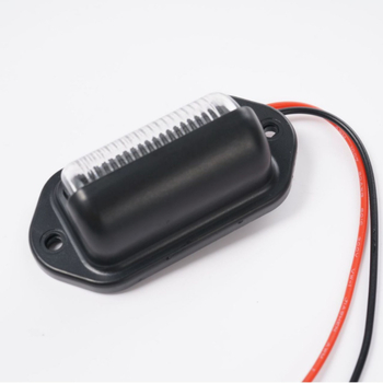 LED gaisma reģistrācijas numuram kravas automobiļiem un piekabēm, 6 LED, 12–24V, 3W, PC+ABS, SRK-306