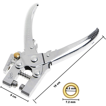 Haoyu μεταλλικές πένσες για τοποθέτηση ματιών – σετ 400 τεμαχίων, διάτρηση οπών και τοποθέτηση ματιών από σίδηρο, κατασκευή σε σχήμα ματιού, κατάλληλο για τζιν, παπούτσια, καπέλα και ρούχα