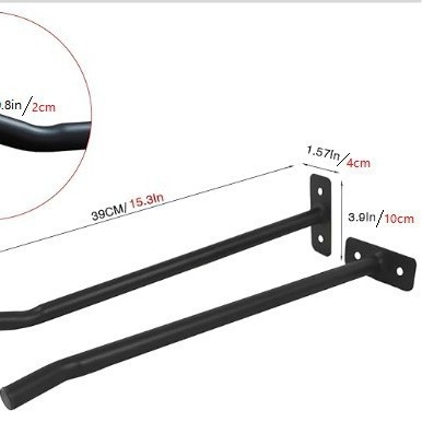 Ράφι τοίχου για μπάλες γυμναστικής από μεταλλικό σίδερο, μοντέρνο μινιμαλιστικό στυλ, δυνατότητα προσαρμογής