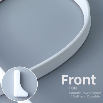 Дясноъгълен водозащитен уплътнител за баня - самозалепващ, TPE, мокро/сухо разделение, Dongluo