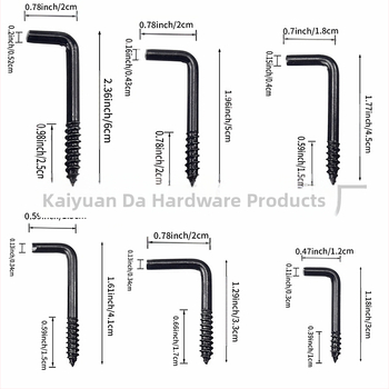 Open source μεταλλικός απλός γάντζος, L-σχήμα ορθογώνιο γάντζο, τετράγωνος και καμπύλος γάντζος, μοντέρνο μινιμαλιστικό στυλ, μέγιστο φορτίο 15 kg