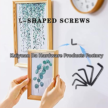 Open source μεταλλικός απλός γάντζος, L-σχήμα ορθογώνιο γάντζο, τετράγωνος και καμπύλος γάντζος, μοντέρνο μινιμαλιστικό στυλ, μέγιστο φορτίο 15 kg