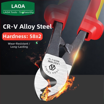 Изолирани клещи за кабели и инструмент за премахване на изолацията, 1000V високо напрежение, модел LA321696, марка Laoa