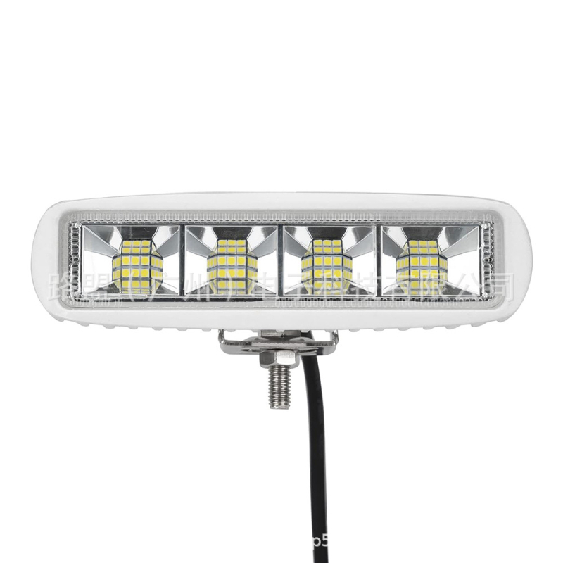 72W LED automašīnas darba gaisma – alumīnija korpuss, universāla jumta gaisma bezceļu transportlīdzekļiem, 12-60V DC, 6000LM, 6000K