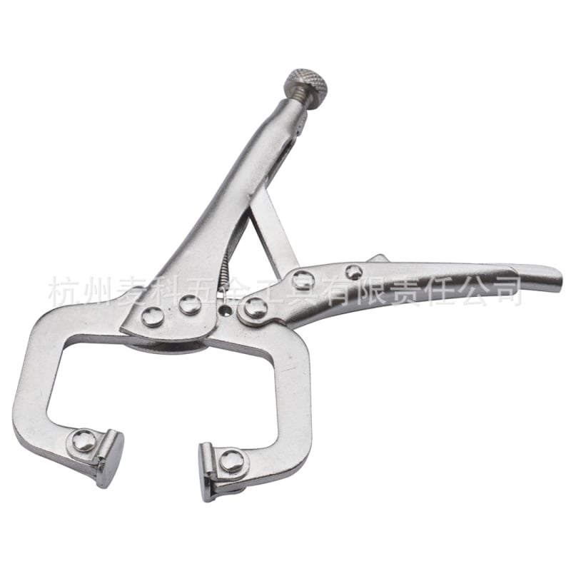 MACWORK 3-части комплект мини клещи от въглеродна стомана: клещи с кръгъл нос, клещи с игловиден нос и C-образни клещи; глава от 45# стомана; отваряне на челюстите 25 мм; тегло 330 г