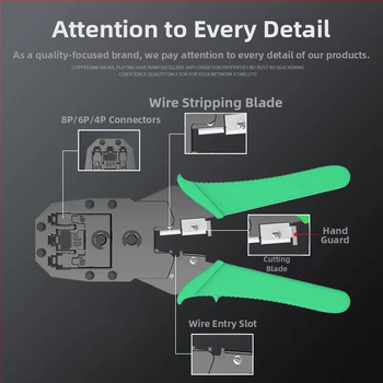 Ninety-nine RJ45 кримпинг клещи три в едно за кабели