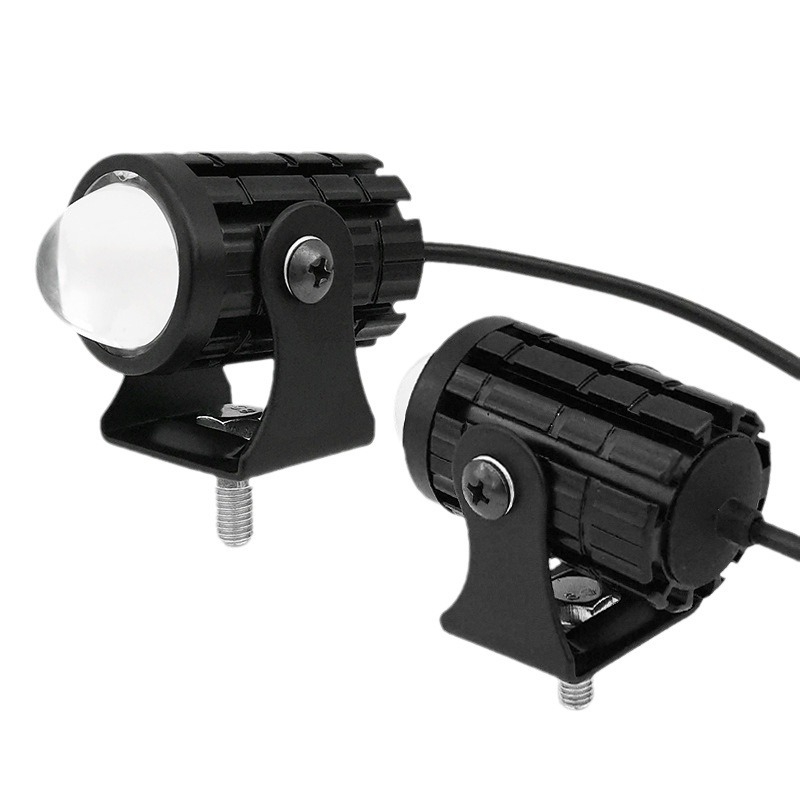 LED prožektorius automobiliams ir motociklams su dviejų spalvų šaltiniu, atsparus vandeniui, 12V-80V, 8000 lm, 12W, SMD