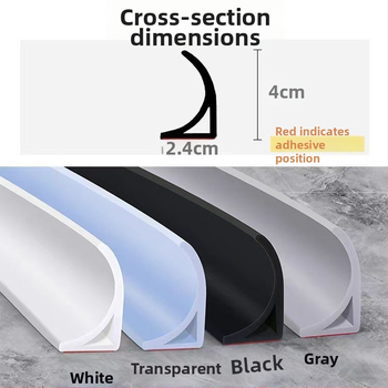 Баня водна бариерна лента — самозалепваща, мека гума, за сухо и мокро разделяне, висока температурна устойчивост