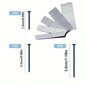 Пистолетни пирони за дърводелство, пневматични, прави пирони, DUPOT F30, T50, F25, F20, F15