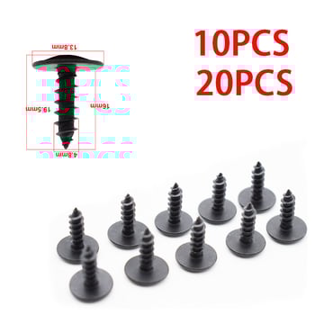 10 db kapocs a motorháztető és a permetvédő burkolat rögzítéséhez – csavaros rögzítő klipek, univerzális illeszkedés, XG márka