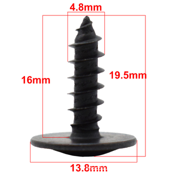 10 τεμάχια κλιπ ασφαλείας για το κάλυμμα κινητήρα και την προστασία από πιτσιλίσματα – κλιπ στερέωσης με βίδες, καθολική εφαρμογή, μάρκα XG