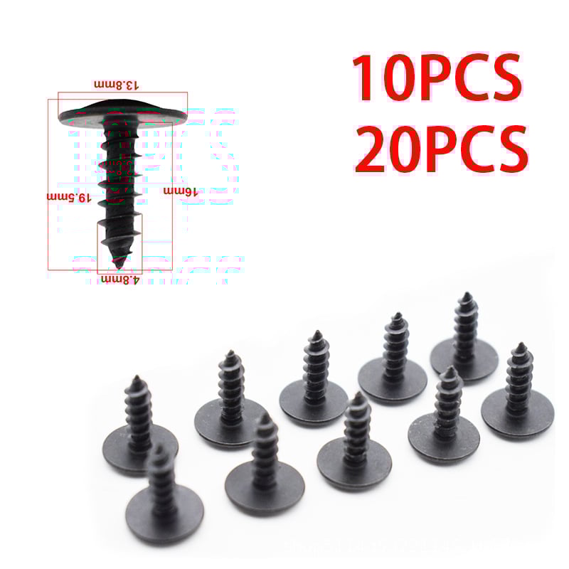 10 db kapocs a motorháztető és a permetvédő burkolat rögzítéséhez – csavaros rögzítő klipek, univerzális illeszkedés, XG márka