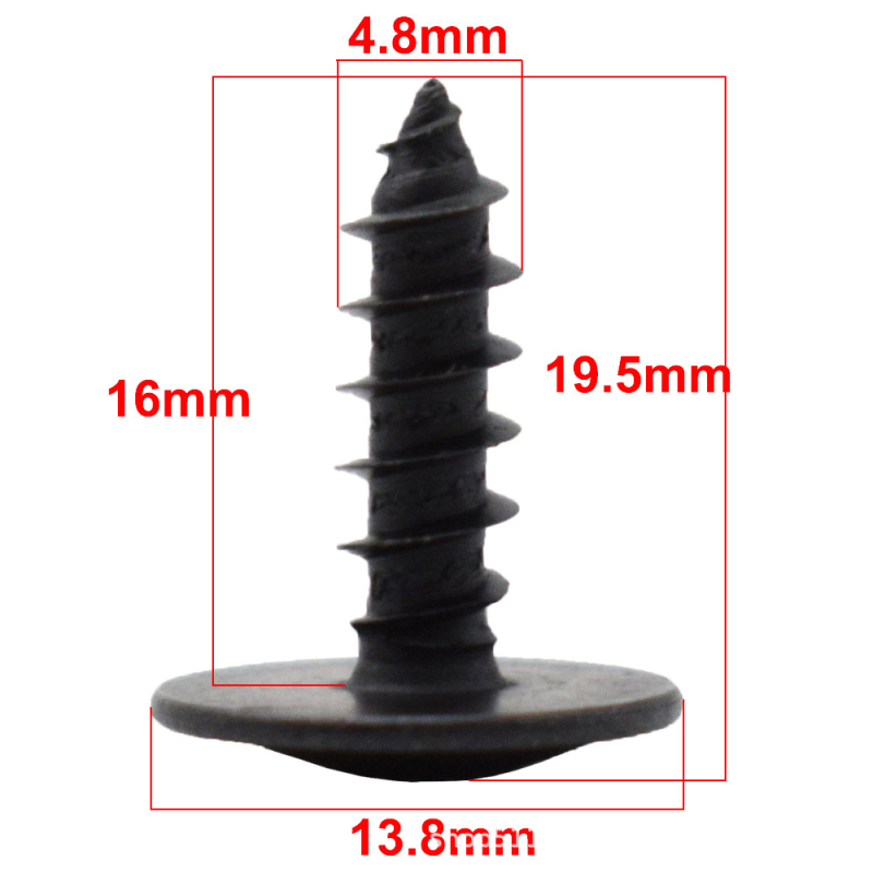 10 db kapocs a motorháztető és a permetvédő burkolat rögzítéséhez – csavaros rögzítő klipek, univerzális illeszkedés, XG márka