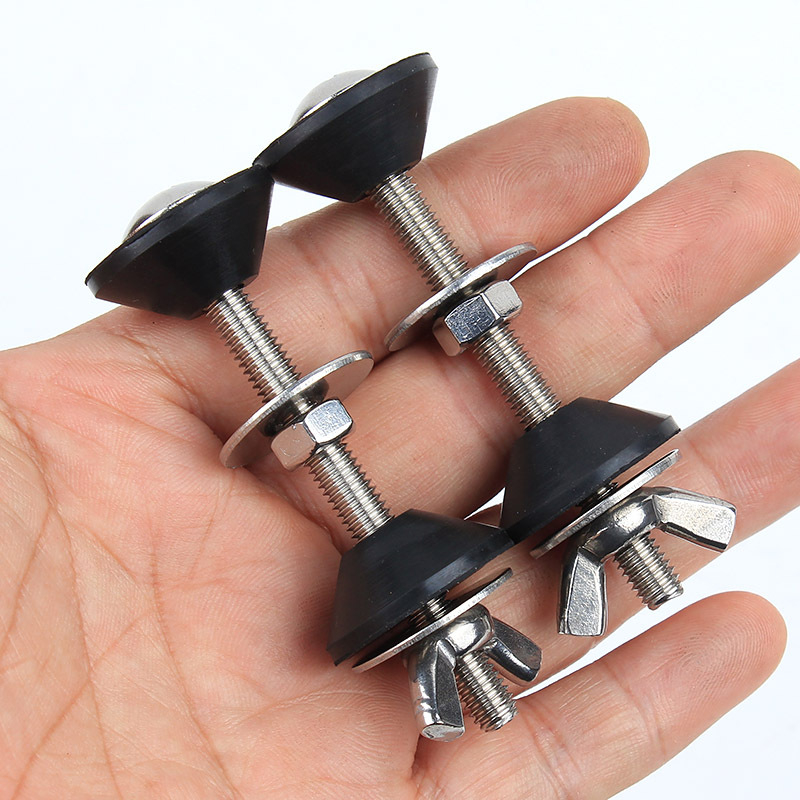 Vijak za učvršćivanje spremnika WC – 304 nehrđajući čelik s gumastim brtvenim prstenom, ručna ugradnja, stil laganog luksuza