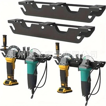 Raft de perete pentru șlefuitor, metal, multifuncțional, stil modern minimalist, finisaj vopsit