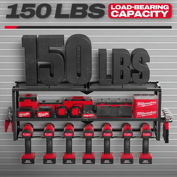 Μεταλλικός τοίχου τριών επιπέδων χώρος αποθήκευσης εργαλείων για τρυπάνια και κατσαβίδες