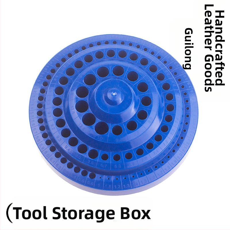 DIY пластмасова многофункционална кутия за кожени изделия – комплект от 30 инструмента за ръчна кожа