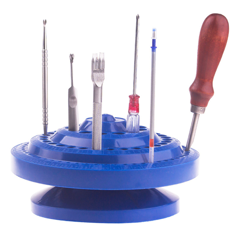 DIY пластмасова многофункционална кутия за кожени изделия – комплект от 30 инструмента за ръчна кожа