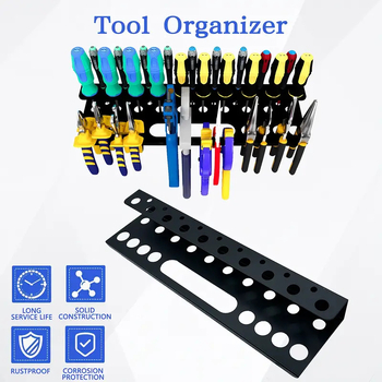 Ράφι αποθήκευσης εργαλείων τοίχου από ανθρακούχο χάλυβα, 2 επίπεδα, φορητό, περιστρεφόμενο, ανθεκτικό στη σκόνη, με αναρρόφηση στον τοίχο, κατάλληλο για γραφείο και σαλόνι.