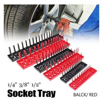 Пластмасов мултифункционален държач за вложки за метричен/инчов комплект, за дома и механични ремонти — Артикул 10773