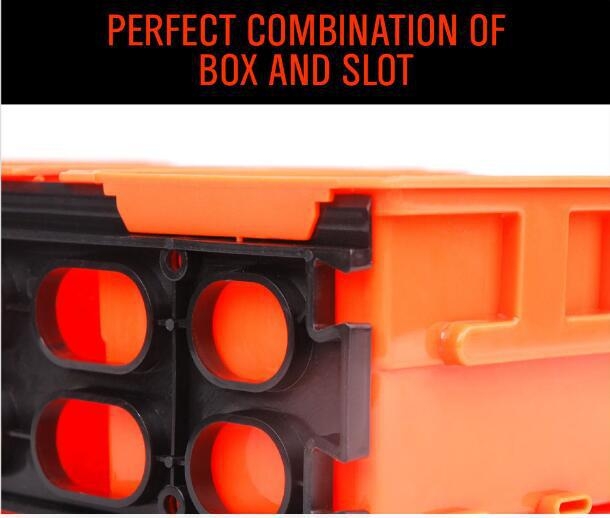 SDY-97902 Összecsukható műanyag alkatrész-tároló doboz, logó nyomtatás, testreszabás elérhető, fedél nélküli