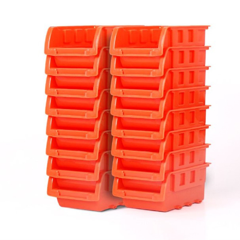 SDY-97902 Összecsukható műanyag alkatrész-tároló doboz, logó nyomtatás, testreszabás elérhető, fedél nélküli