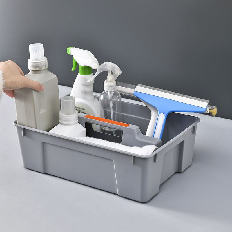 Съхранителна кутия за кухненски инструменти – преносима пластмасова кутия за почистване (Полипропилен, 5–10 л, самостоятелно монтиране, модерен минималистичен стил)