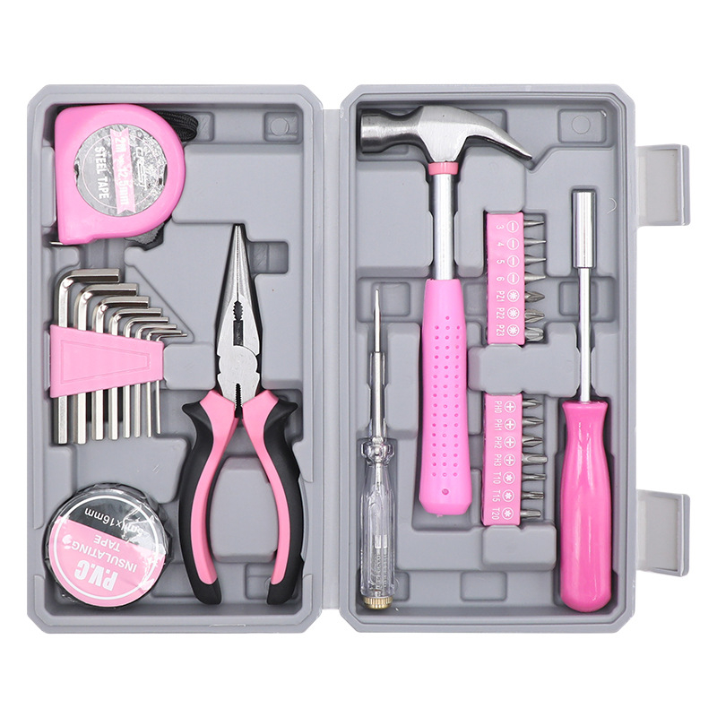 CREST/Ryder 29-darabos többfunkciós szerszámkészlet szénacélból a háztartási javításokra