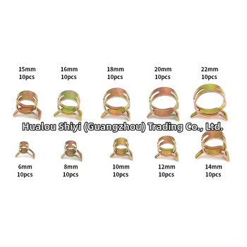 Kružna stezna spona za vodovodnu cijev – mangan čelik, galvaniziran, promjer 6–22 mm, model 540