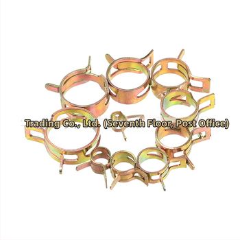 Kružna stezna spona za vodovodnu cijev – mangan čelik, galvaniziran, promjer 6–22 mm, model 540