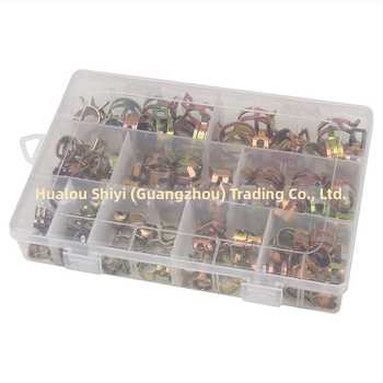 Kružna stezna spona za vodovodnu cijev – mangan čelik, galvaniziran, promjer 6–22 mm, model 540