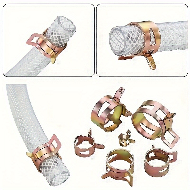 Elastične stezne cijevi za automobile – 75 kom; 65Mn čelik; ručno zatezanje; japanski stil; za uljne i vodovodne crijeva