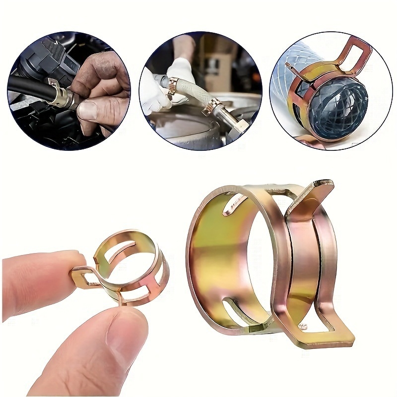 Elastične stezne cijevi za automobile – 75 kom; 65Mn čelik; ručno zatezanje; japanski stil; za uljne i vodovodne crijeva