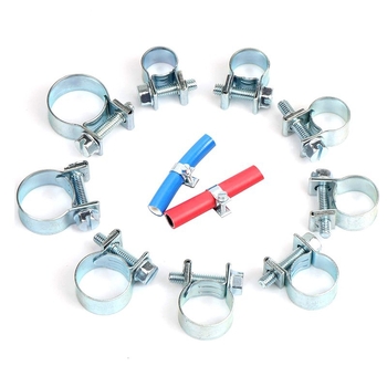 Σετ 135 τεμαχίων γαλβανισμένων σφιγκτήρων σωλήνων αερίου, μίνι μεταλλικοί δακτυλιοειδείς σφιγκτήρες, μοντέλο 000557