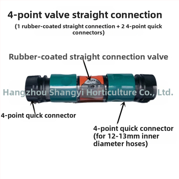 Σύνδεσμος επέκτασης για σωλήνα ποτίσματος: επισκευή σωλήνα, ευθεία διέλευση, γρήγορη σύνδεση (επισκευή σωλήνα; ευθεία διέλευση; γρήγορη σύνδεση)