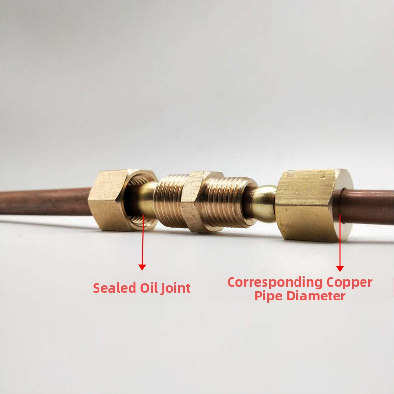 Медна тръбна редуцираща муфа с бърз конектор и високо налягане