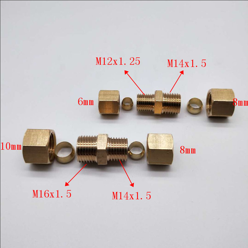 Reduktivni spoj bakrene cijevi s brzim spojem, visok tlak