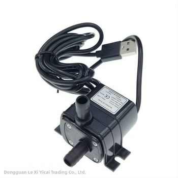 Αντλία νερού 12V USB, μικρή DC χωρίς ψήκτρες αντλία για υδροπονία και φιλτράρισμα ενυδρείου, διακοσμητική πέτρινη κατασκευή