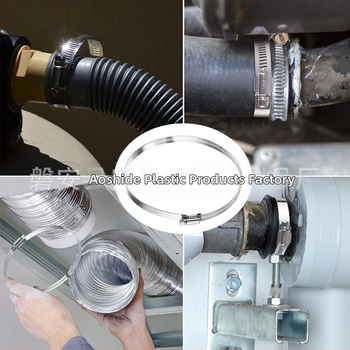 Aluminijska stezaljka za kuhinjsku napa – stezaljka za izduvnu cijev, višenamjenska stezaljka za zračni kanal