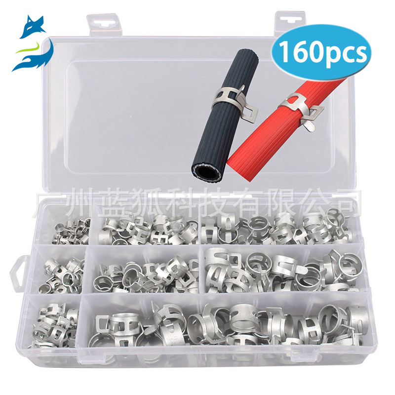 Blue Fox stezaljka za vodovodnu cijev, serija Hoop Throat Hoop, tip čelični pojas, porijeklo Guangdong