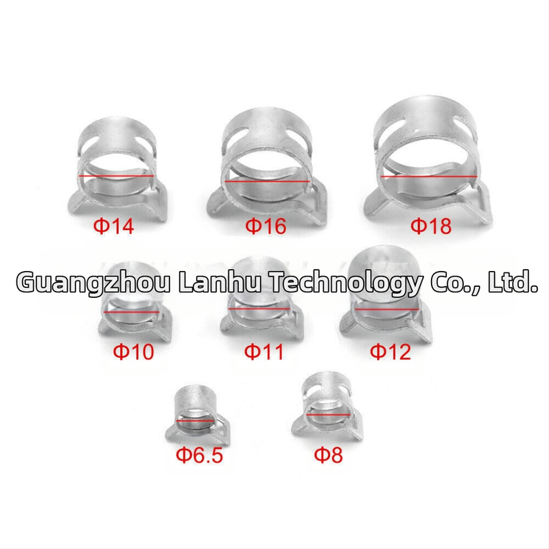 Blue Fox хомут за водопроводни тръби, серия Hoop Throat Hoop, метална лента тип, произход Гуандун