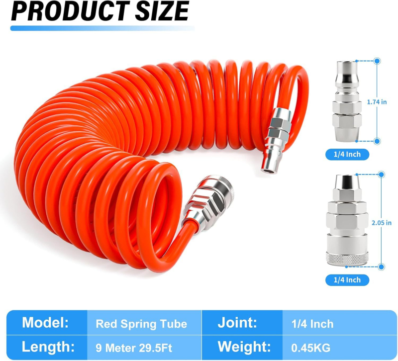 Pneumatinis žarnos jungtis, PU medžiaga, prekės ženklas Aikool, Amerikos stilius, CE sertifikatas