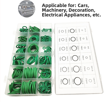 Нитрилно гумено O-образно уплътнение, 279 бр., висока температурна устойчивост, за автомобили, електроуреди, лагери, помпи, врати и прозорци