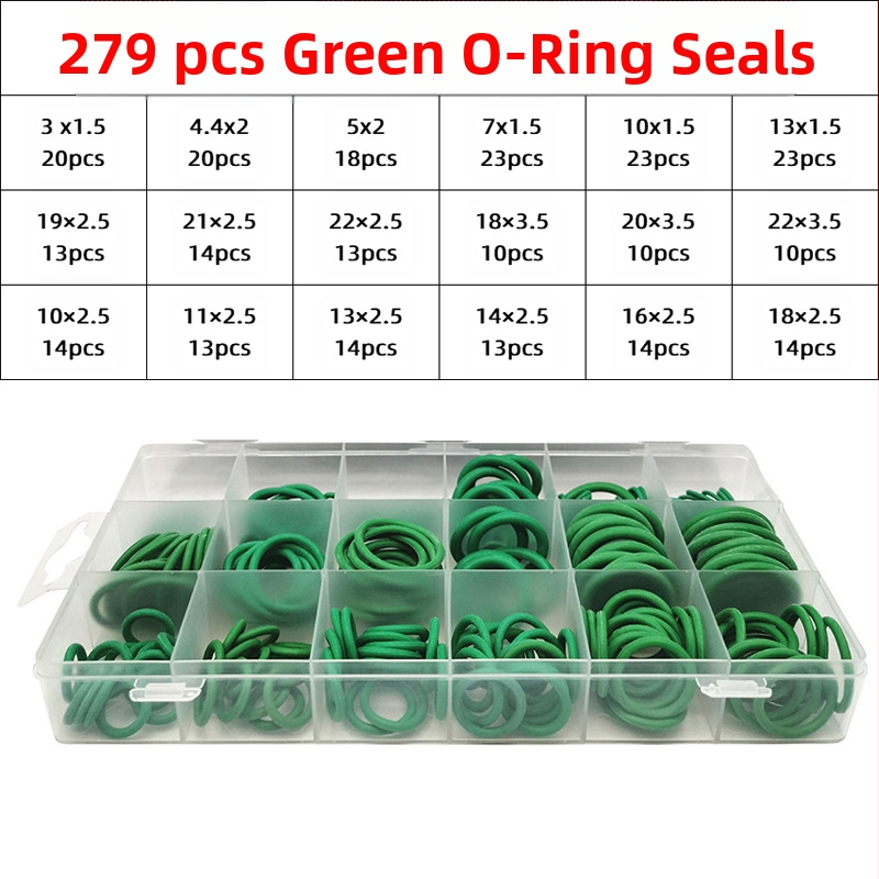 Нитрилно гумено O-образно уплътнение, 279 бр., висока температурна устойчивост, за автомобили, електроуреди, лагери, помпи, врати и прозорци