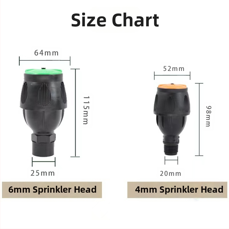 Автоматичен въртящ се пръскалник за поливане, 360°, PP материал, капацитет 550 л, подходящ за домашни градини, овощни градини и ферми