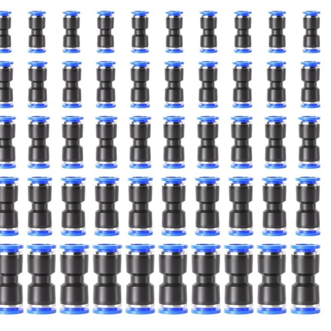 Pneumatikus közvetlen tolócsatlakozó, szigetelőanyag: műanyag + fém, alkalmas légcsőhálózatra, HM