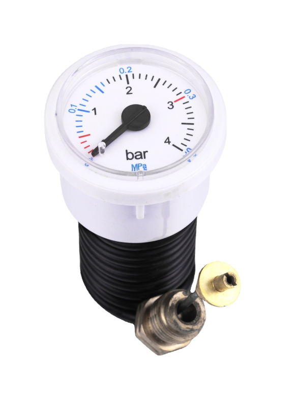 Padangų slėgio matuoklis ir pripūtimo/atleidimo įrenginys